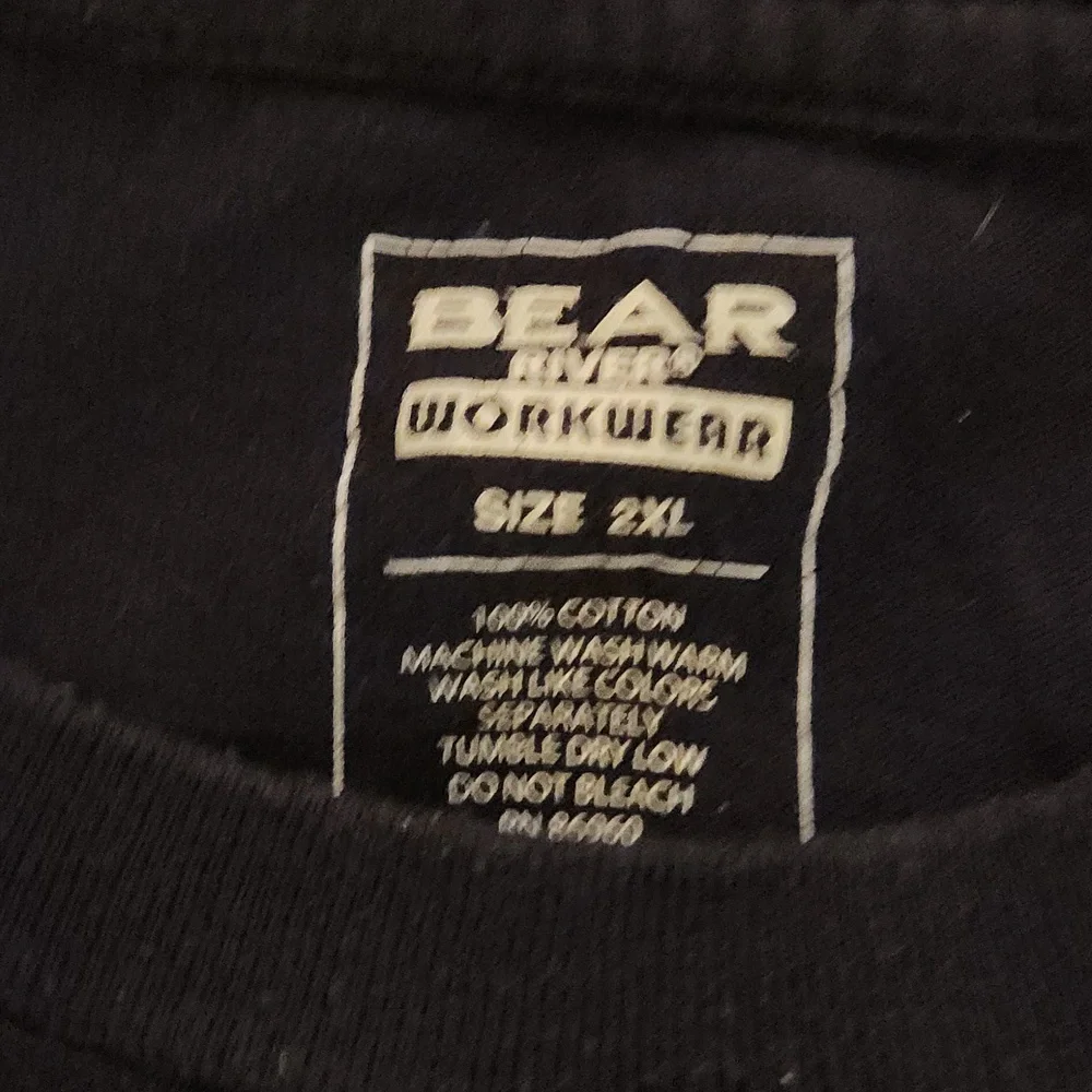 Bear Workwear 🐻 Dark Blue Tee - Picture 2 of 2